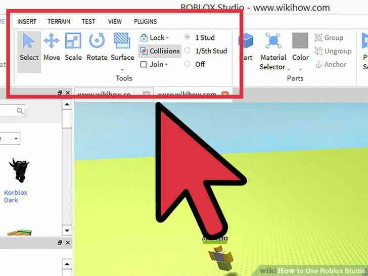 Image intitulée Utilisation de Roblox Studio Étape 4
